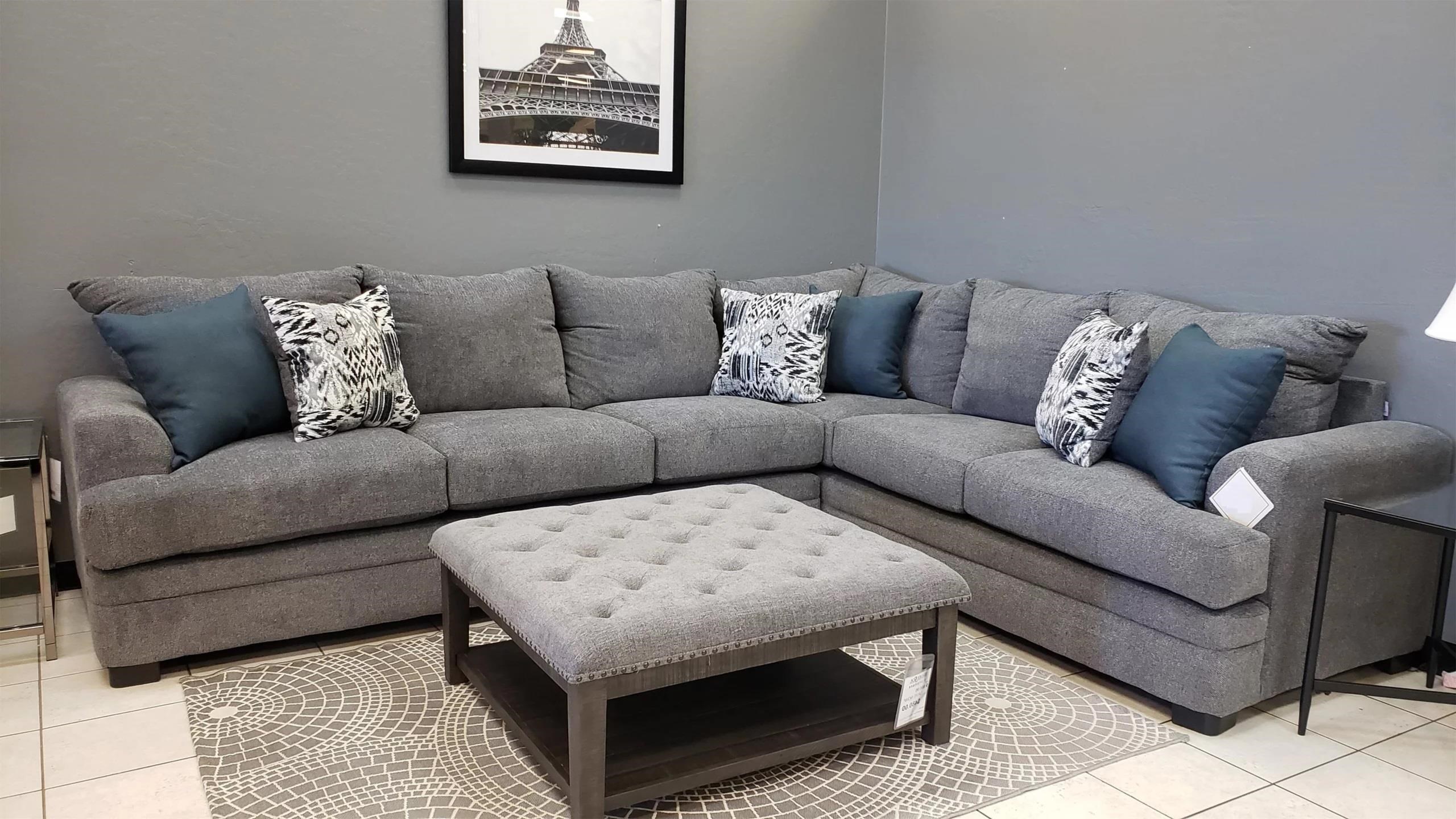 Sorenton slate laf chaise sectional sale
